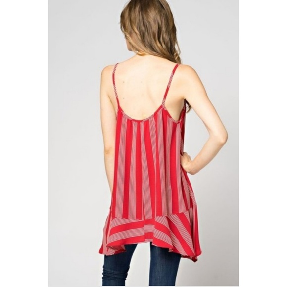 Red Stripes Cami - Picture 2 of 3